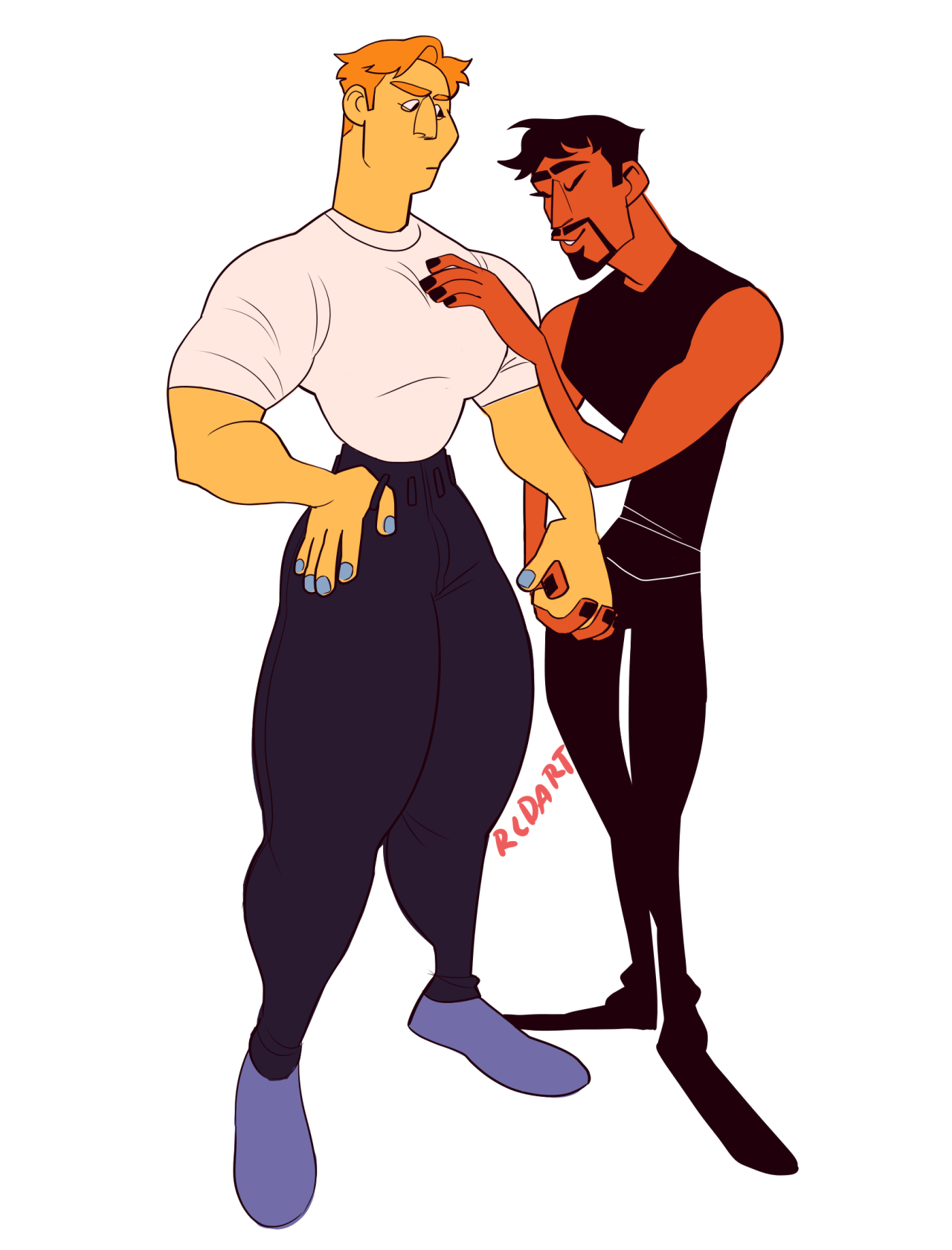 rcdart:watch me completely butcher what they actually look like in every universe