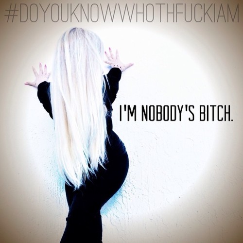 The conversation is about to get interesting. WHO do you think you are taking to? #doyouknowwhothefuckiam #imnobodysbitch really? Speak up. #streetart #graffiti #discussion #debate #bitch #badbitch