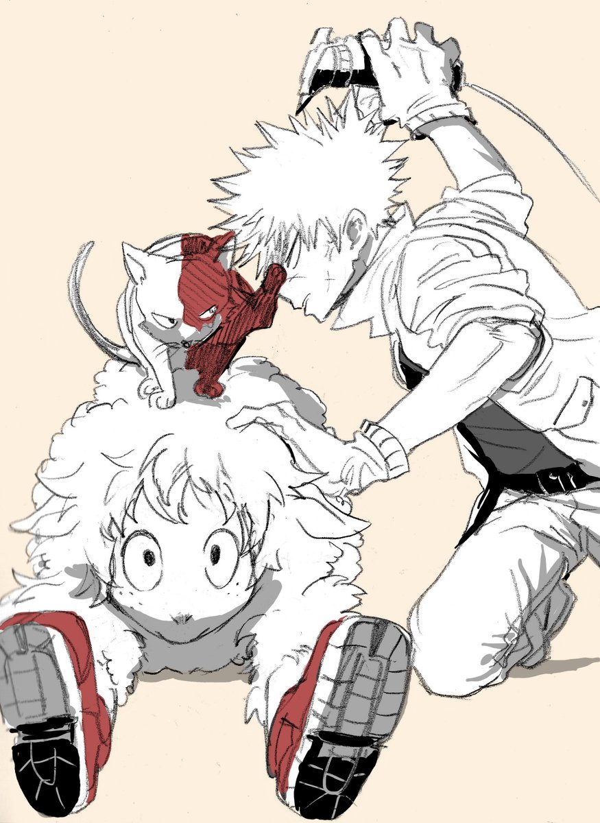 miss-cigarettes:  僕のどうぶつアカデミア🐏 || 히로아케 [@hiroaca_ake]※Permission