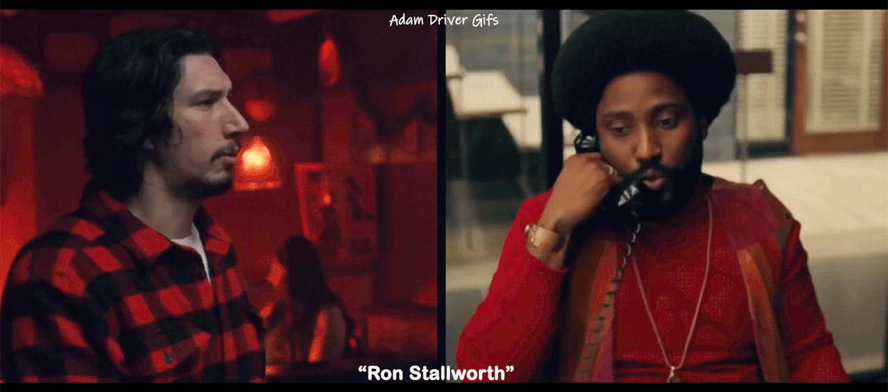 “Ron Stallworth" Adam Driver as Flip Zimmerman(From BlacKkKlansman Trailer #1) https://y “Ron Stallworth" Adam Driver as Flip Zimmerman(From BlacKkKlansman Trailer #1) https://y