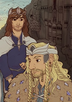 foxesonstilts:  &ldquo;The Days of the King&rdquo;  inspired by this gifset 