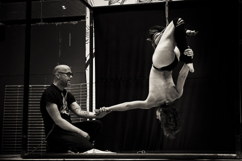 amaury-grisel-shibari: @franckievega & Amaury Grisel on stage 