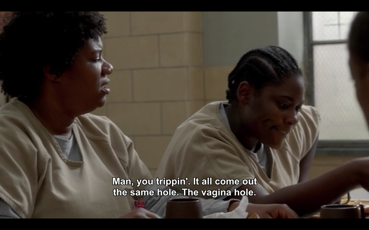 wendycorduroy:  ohyeeeahman:  adventureiwillalwaysseek:  orange is the new black