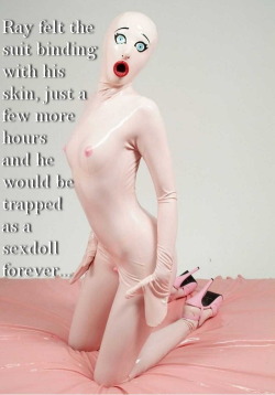 stockingsub:  rubbergimpdoll:  amber-dolly:  My first cap. I know, not very original, but still too arousing not too imagine this…  What a great fantasy.  I love that outfit &lt;3 
