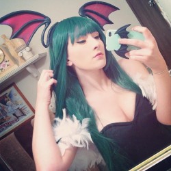 catburger:  More progress on my Morrigan costume. It’s slowly coming together! 