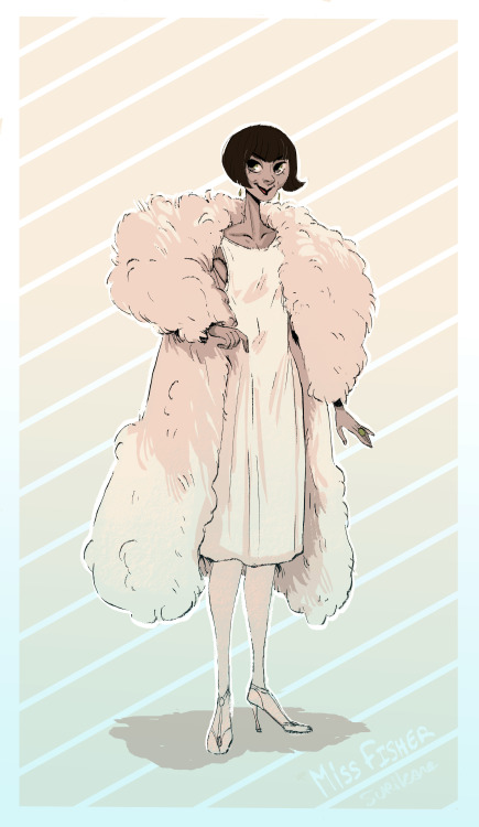 surikane:A little drawing of Miss Fisher &lt;3