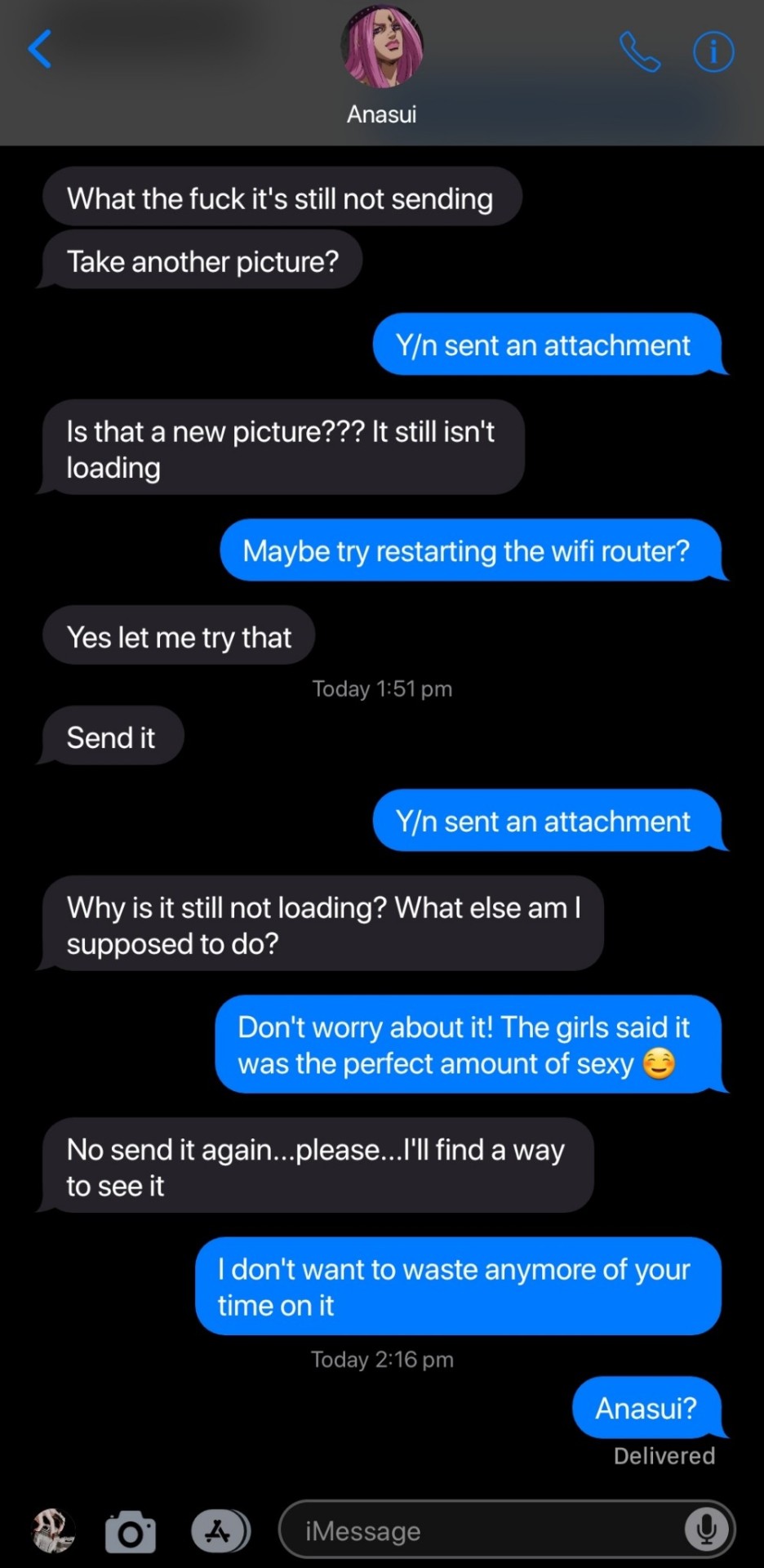 Y/n Sent An Attachment?