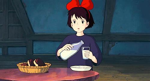 pastries and milk | kiki’s delivery service