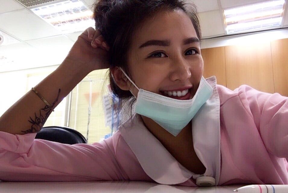 crixxcross:  Hot Taiwanese nurse who can cure any illness! She literally made me
