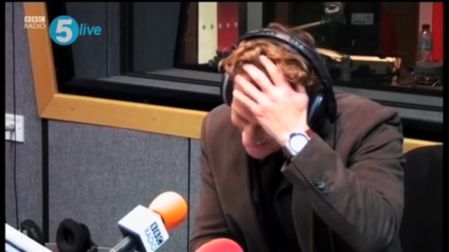 annie-wheres-your-oatcakes: An adorably embarrassed Maggi during an interview with BBC Radio 5 Live 