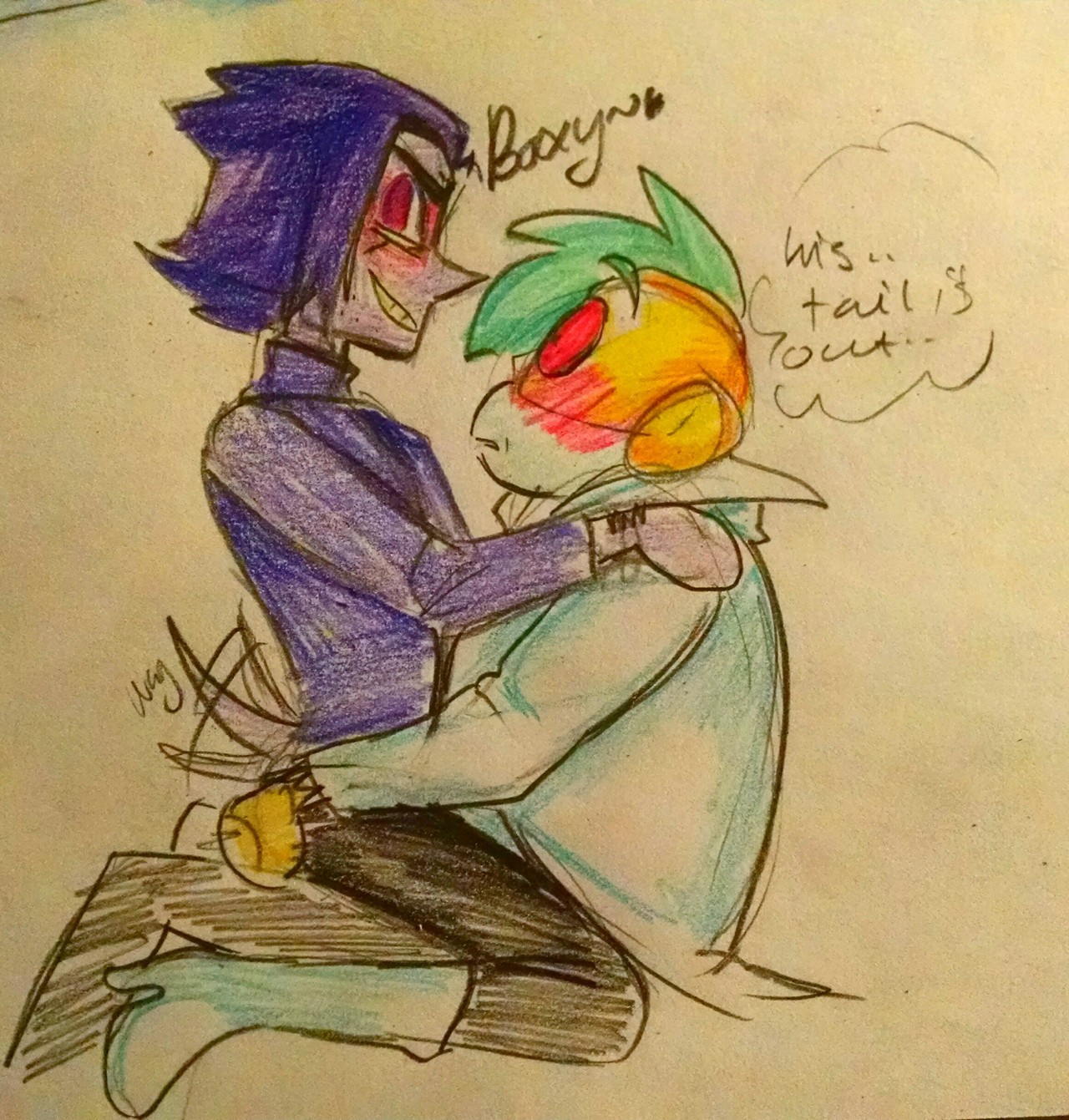notsafeforroskii:  Oops! Surprise​ boxy!