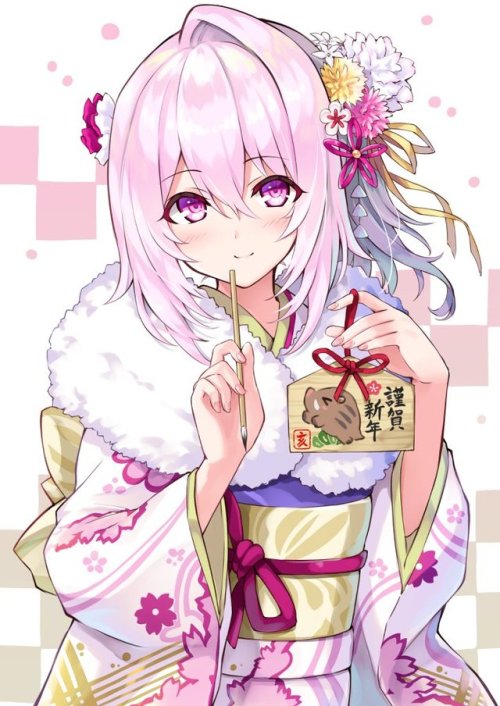hisenkaede: &ldquo;あけおめ桜さん t.co/A3OMSJIu0j&rdquo;