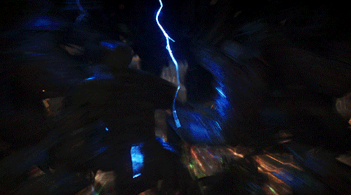 “BOOM! Thor LANDS HARD on his feet. Muscles swollen, veins pulsing with electricity. A living storm.