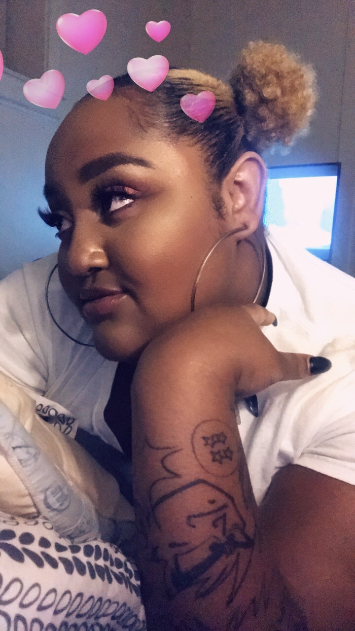anyaithesaiyan: Rough and tough in my Afro puffs ✨