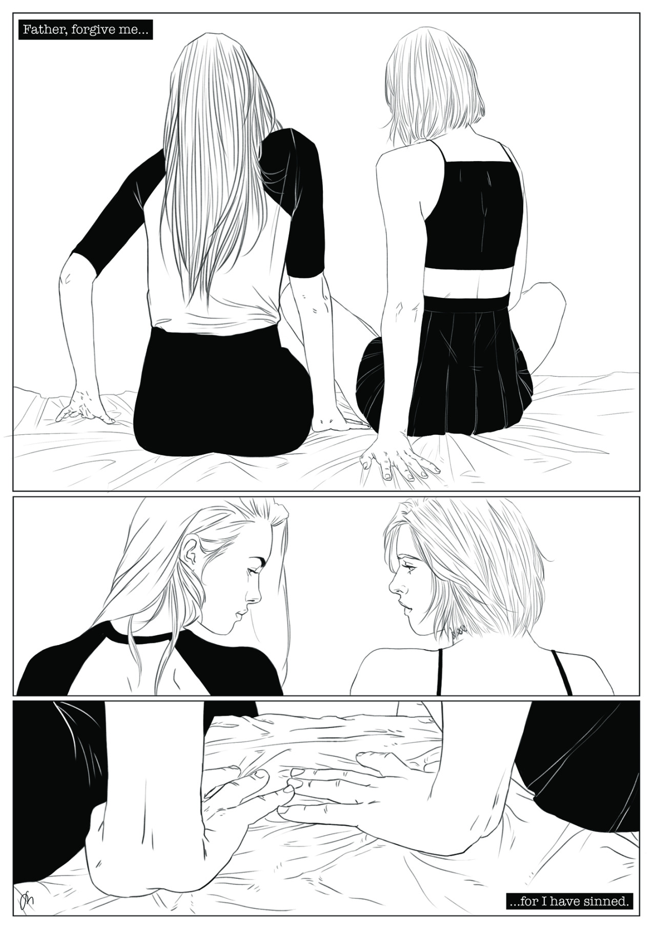 sarahmaxwellart:  Based off of ssau 😏 The first of many mini comics I’ll be