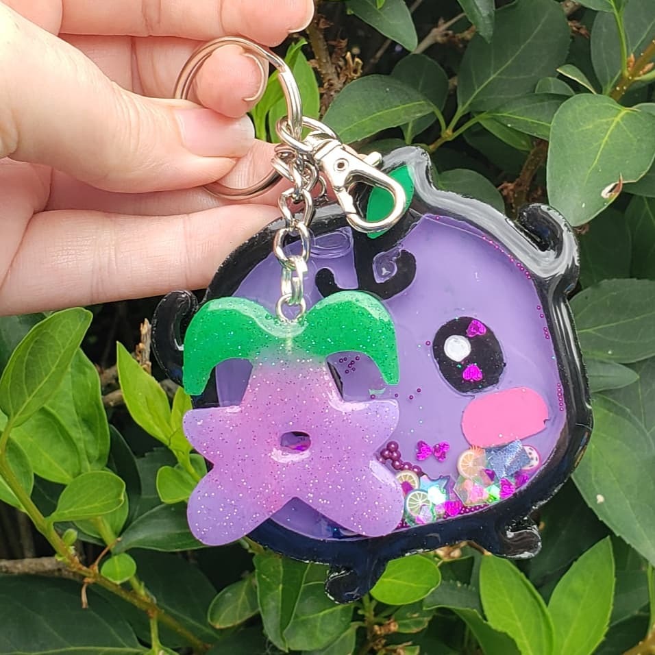 The Wicked Pixel Stardew Valley Shaker Keychain With Stardrop The Wicked Pixel Stardew Valley Shaker Keychain With Stardrop