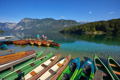 traveltoslovenia:LAKE BOHINJ - Slovenia’s largest lake lies in the Triglav National Park and is a ve