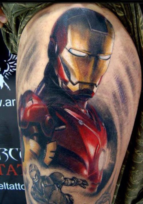 Porn Pics Iron Man Tattoo