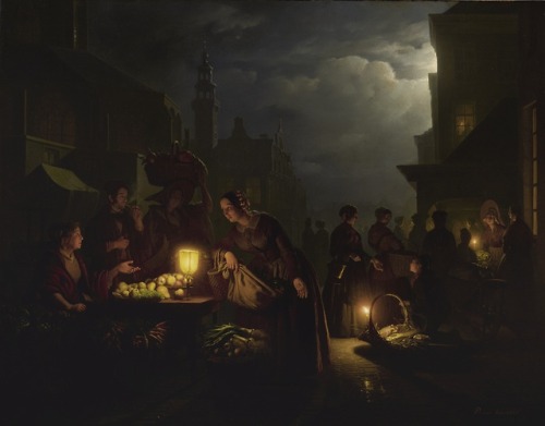 Petrus van Schendel, The Candlelit Market, between 1806 - 1870