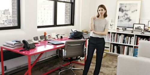 elledone:  Sofia Coppola in her office. #goals.