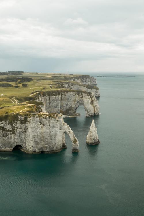 expressions-of-nature:Étretat, France by Jules Bss