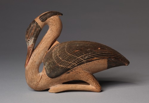 ancientpeoples:Heron AryballosGreek, Milesianc. 580 B.C.Source: The Cleveland Museum of Art