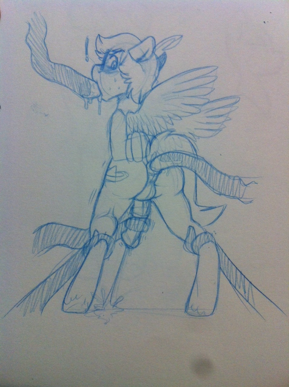 riptizzley:  I almost got caught so many times drawing this in biology class  Omai~