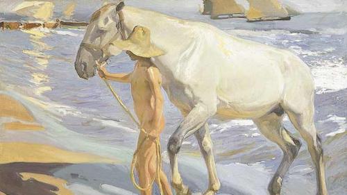 carloskaplan:  Sorolla: O baño do cabalo