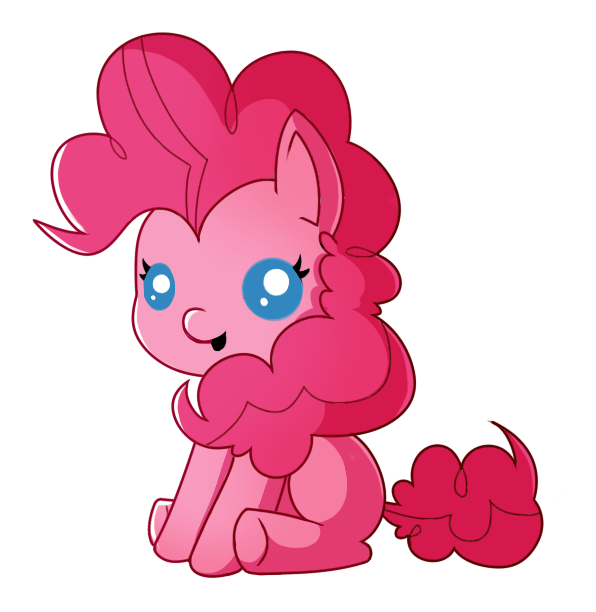 piedaily:What if Pinkie got fluffy hair after a bath as a baby pon? :O &lt;3