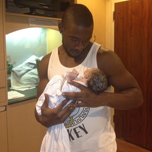 therealleaah:  thefanpageofmany:  Congrats to Kevin McCall & Eva Marcille on their baby girl Marley Rae McCall!  Awwww congrats!!!