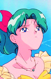 themarinecathedral: michiru and her hair ribbons  かわいい~! ♥♥ (and I’d