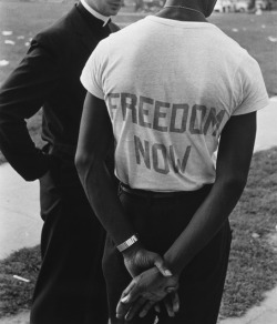 kradhe:    USA. Washington, D.C. August 28, 1963. The March on Washington (detail)  Leonard Freed     