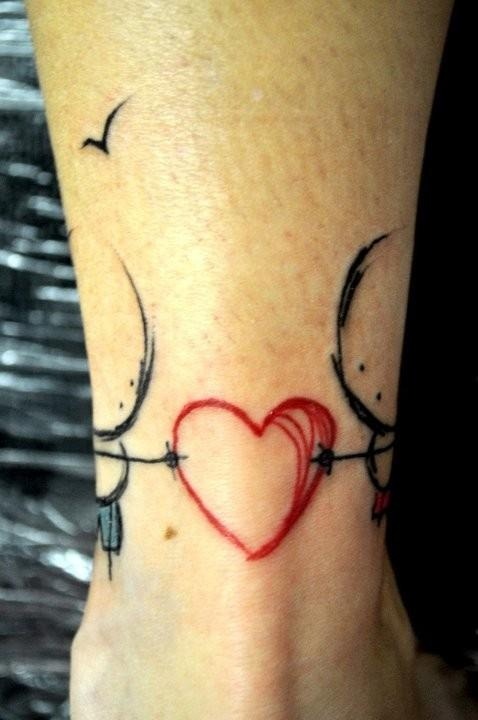 tattooedbodyart:  Best Wedding Band Tattoos: Forget the wedding bling; these couples