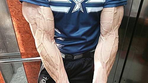 flex4mebigguy:  tollo-gym:  Cargando que es gerundio 😂#tollo #tolloteam #vascular #vascularity #veins #infoculturismo  (en Ciudad De Murcia, España)   Nice!