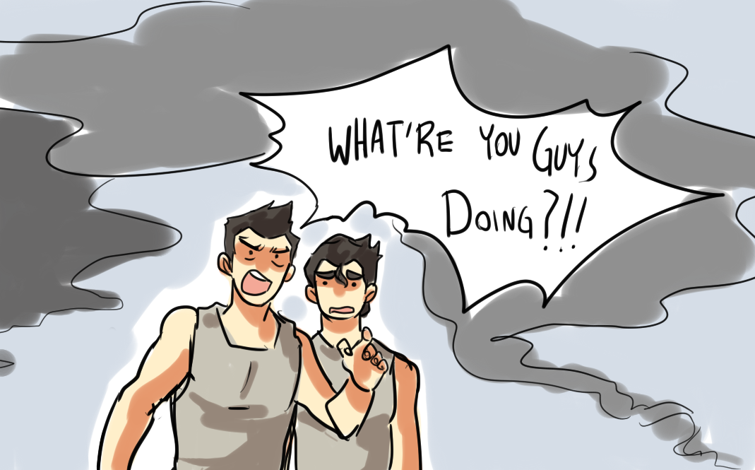 omako:  I’m so sorry for the horrible quality that is this comic. But I was so