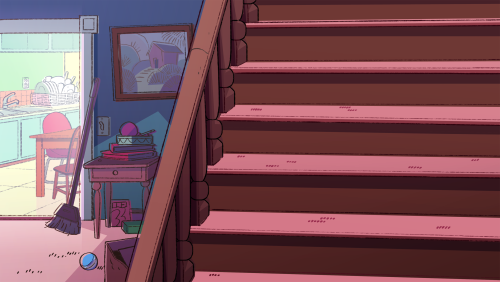 stevencrewniverse:  Part 2 of a selection of Backgrounds from the Steven Universe episode: Onion FriendArt Direction: Jasmin LaiDesign: Steven Sugar, Emily Walus, and Sam BosmaPaint: Amanda Winterstein and Ricky CometaOnion Friend Backgrounds Part 1