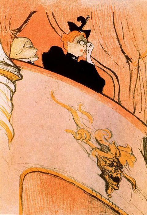 Sex Henri de Toulouse-Lautrec -The Box with a pictures