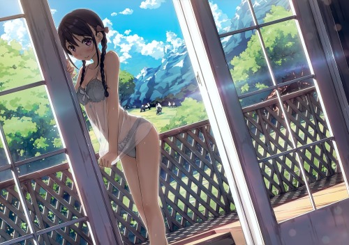 XXX 5 nenme no houkago kantoku bra cleavage landscape photo