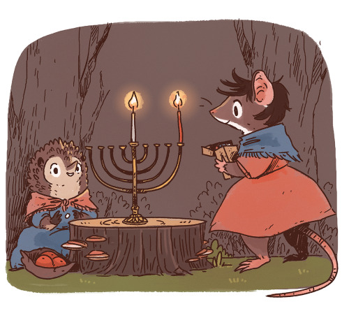 thegorgonist:Happy first night of Hanukkah!