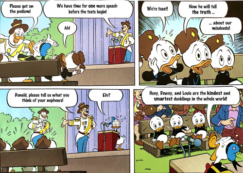 Donald Duck: “The Awful Truth” (2017)Story: Laura Shaw & Mark ShawArt: Maximino Tortajada Aguila