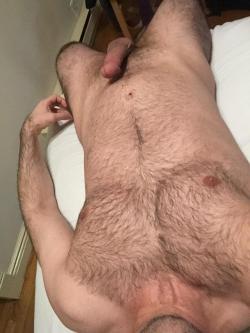 hairy-males:Bored on a snowy day! ||| Hot