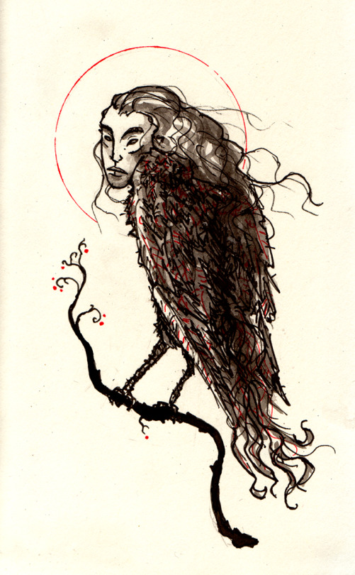 The Gamayun Is A Creature In Slavic Folklore A Bird With The Head Of A Woman And A Symbol Of Wisdom.