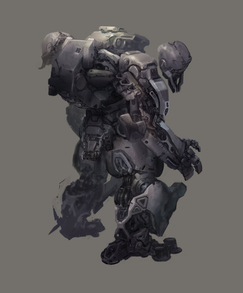 ArtStation - Mecha, by Jay LiMore robots here.