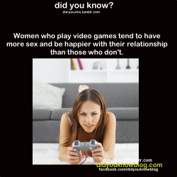 fabshnickingly-awesome:  did-you-kno:  Source  Little fun fact: I love video games.