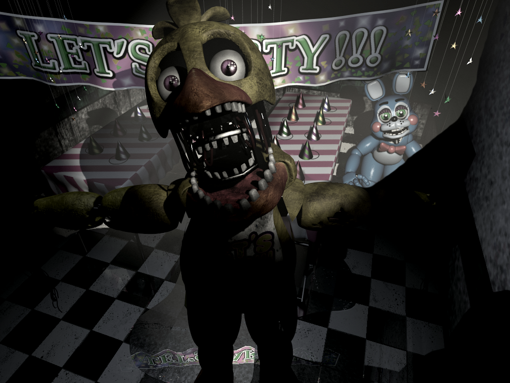 Welcome to Freddy's — Toy Bonnie: Whatcha doin'? ya pretending ta be a