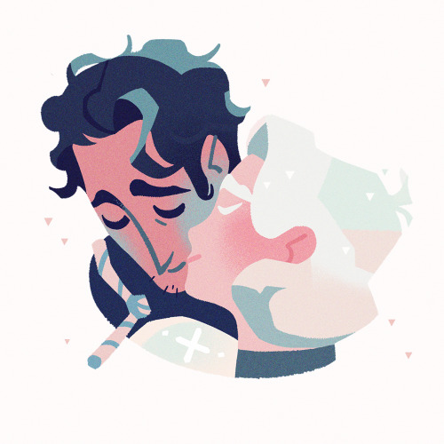 Smoochies  ‍❤️‍‍Join Eliot’s &amp; my Patreon as a Martyr to get these 3 stickers &amp; a pearlescen