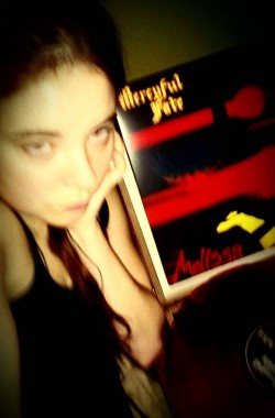 empressvinyl:  Staying up late to listen to our new Melissa, Mercyful Fate record.  I remember we found it once out at Pmac in Cape Girardeau, but didnt have the โ to spend at the time because it was an original.  This is a reissue on red. A classic.