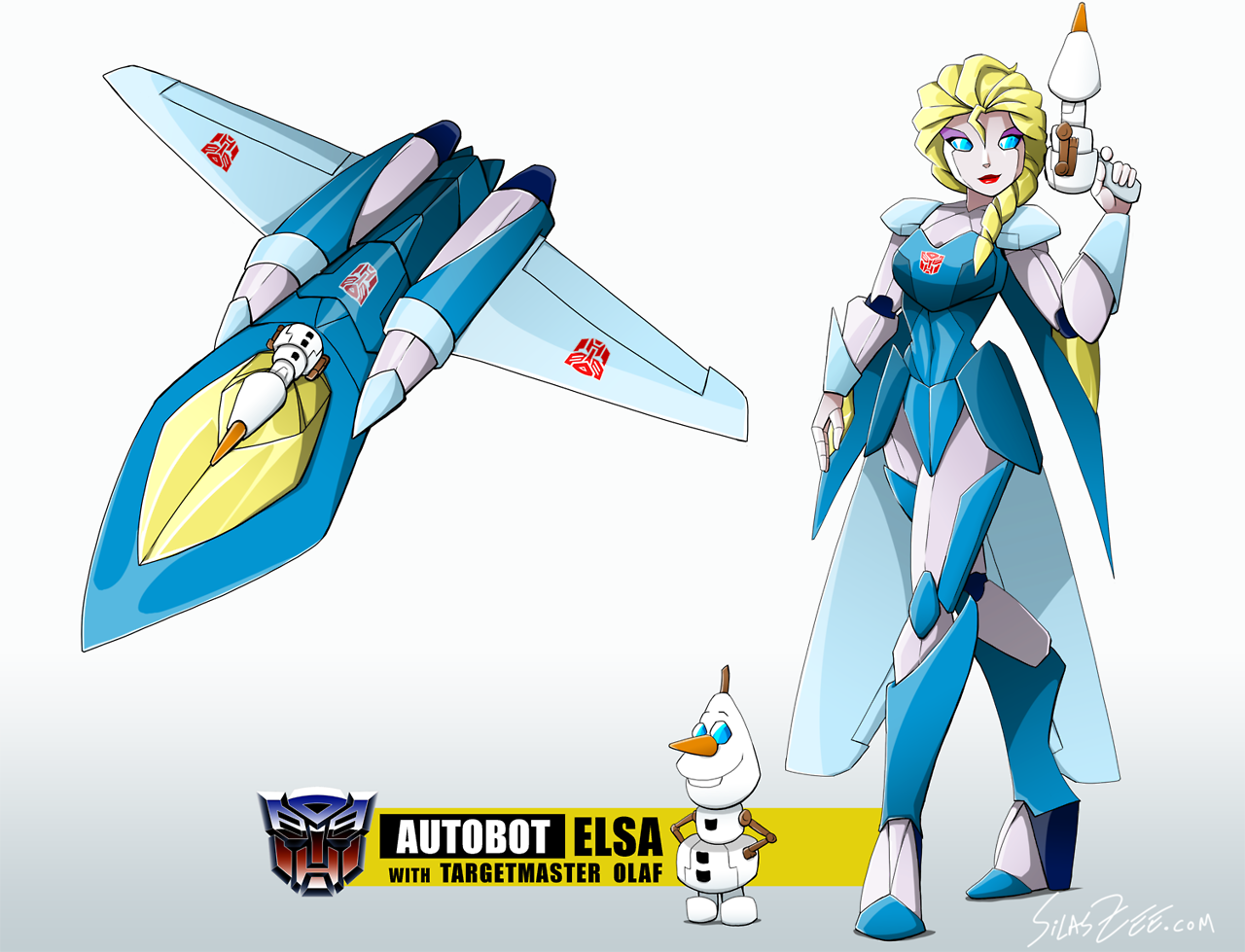 dyemooch:  silaszee:Transformers Targetmaster Disney Princesses because I’m an