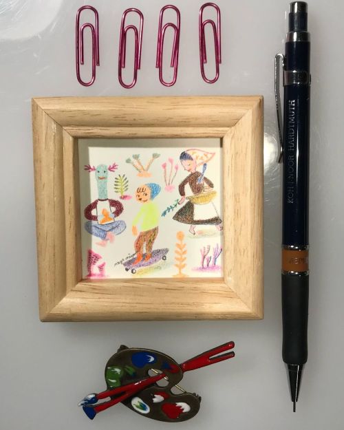 A gift for entering a preschool for my baby niece. #mayamiyama #illustration #preschool #niecehttp