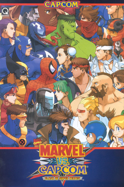 the2dstagesfg:Arcade flyer for “Marvel vs. Capcom: Clash of Super Heroes”